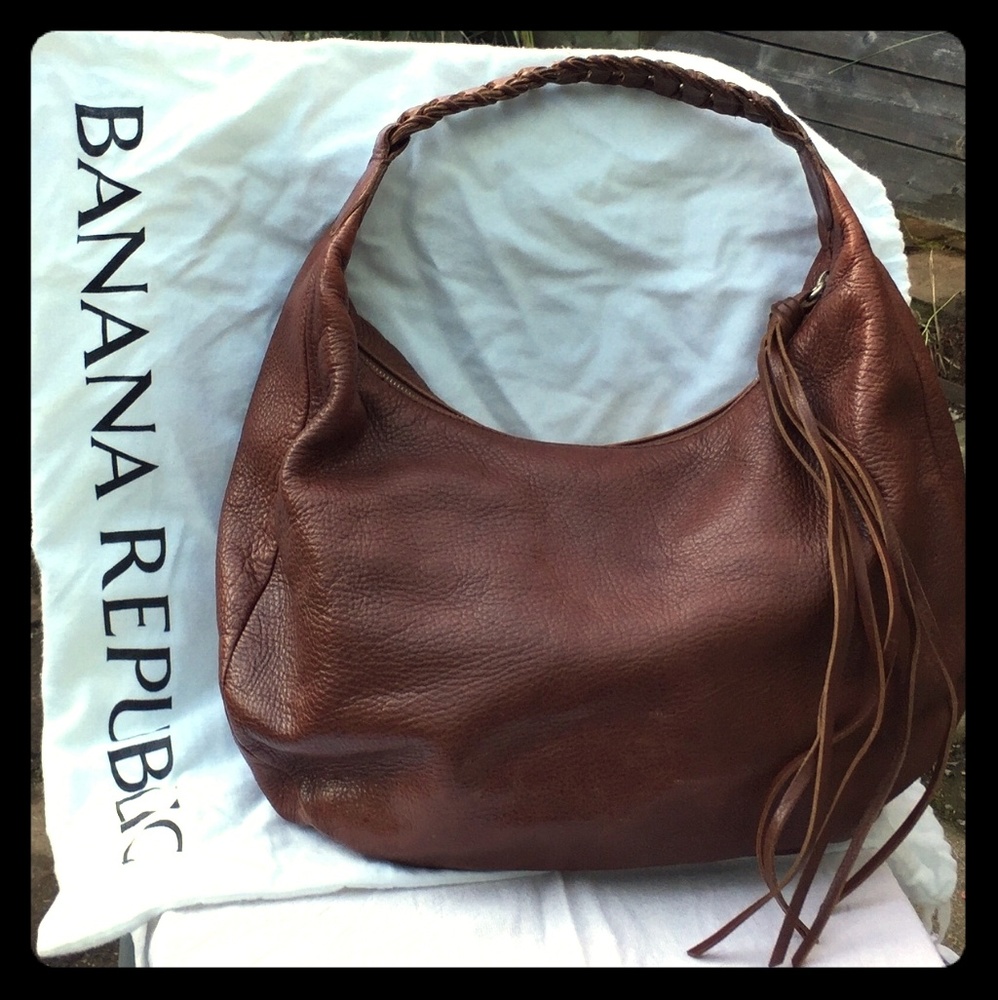 Banana Republic leather purse